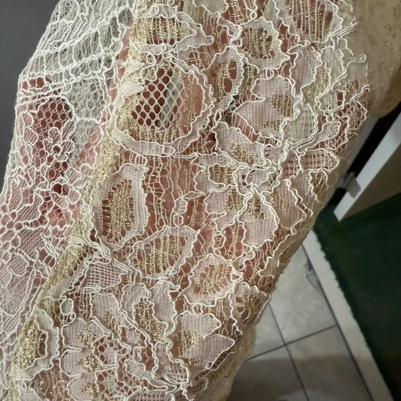 Free People Cream Lace Chemise - Picture 5 of 7